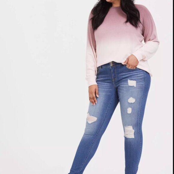 Torrid Jegging - Premium Stretch Medium Wash 20 Regular 20r - Picture 3 of 14